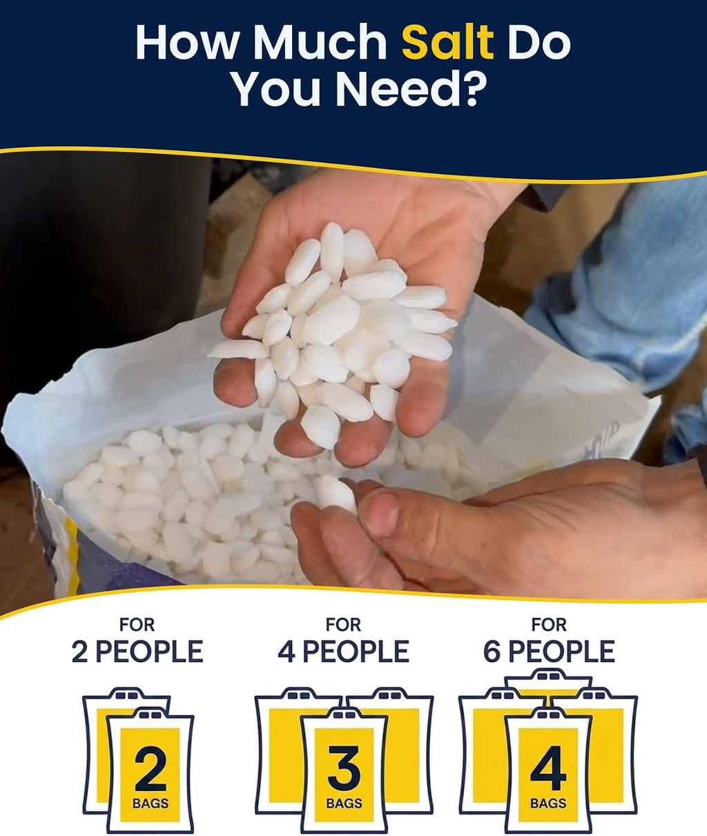 Morton Water Softener Salt Pellets, 40 lb Bags (6 Pack)