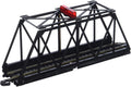 Trains E-Z TRACK TRUSS BRIDGE with BLINKING LIGHT- HO Scale , Black Medium | Snap-Fit E-Z Track, Bridge, Truss Bridge