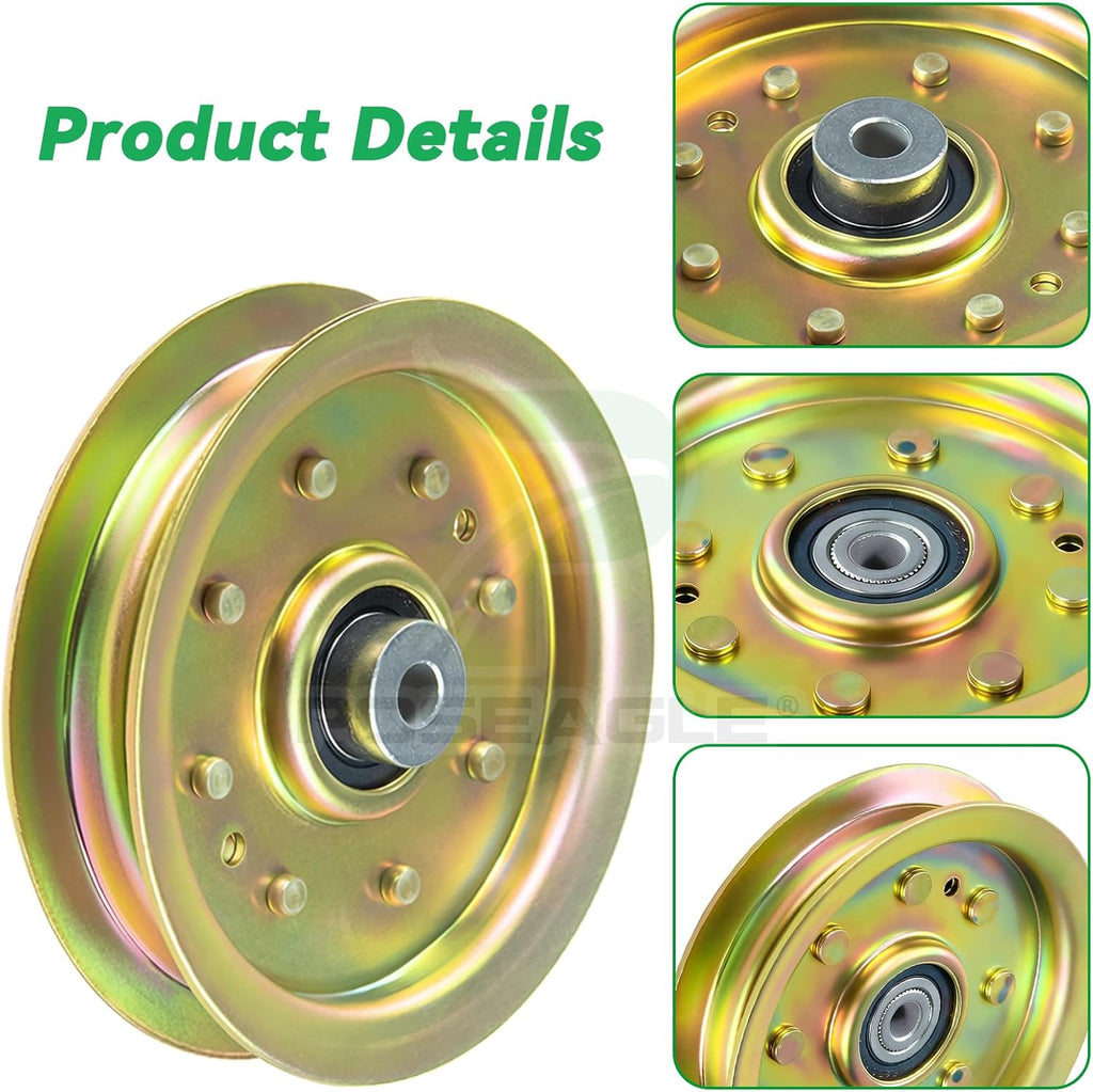 2 Pack 756-04129b Idler Pulley 4.25 for Cub Cadet 50" RZT50 Mower