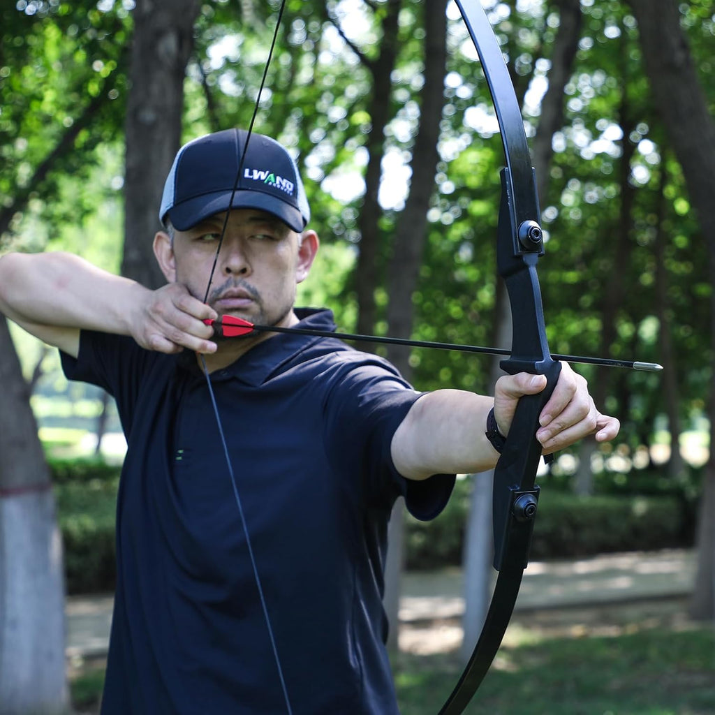 Archery Recurve Bow and Arrow Set for Adults/Youth/Teens Beginners | Left & Right Handed, 20/30/40lbs, Beginners