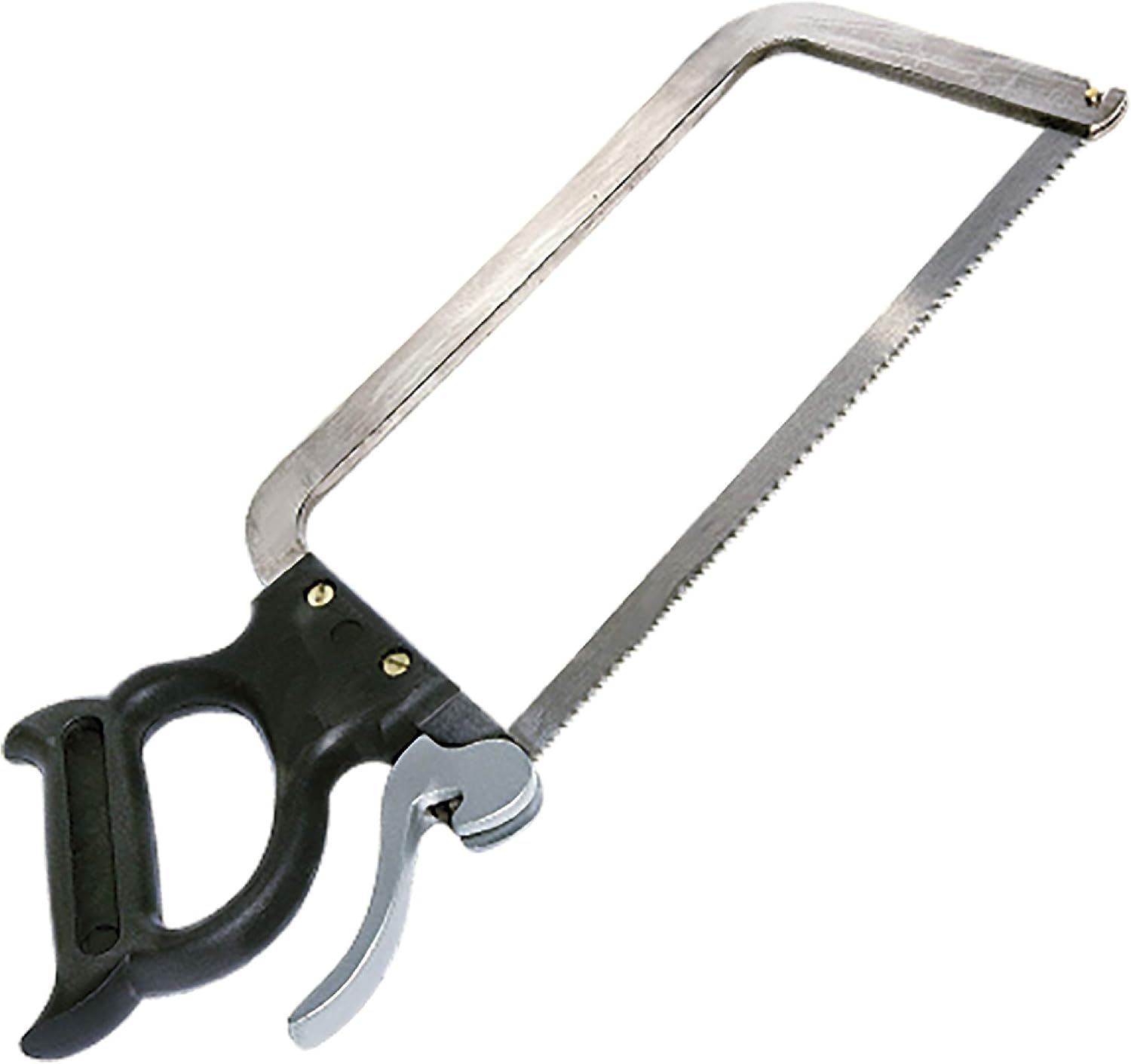 Butcher Meat and Bone Saw with 16 Inch Stainless Steel Serrated Blade with Quick Release Handle (47-1601)