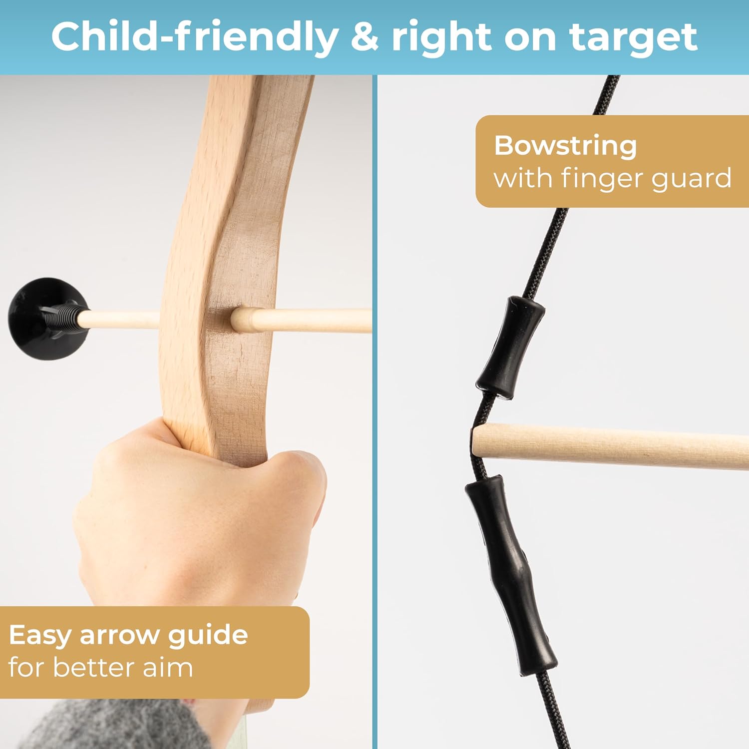 Kids Bow and Arrow Set with Suction Cup Arrows & Target – Archery Set for Kids Indoor & Outdoor – Bow and Arrow for