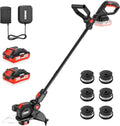 2-in-1 Cordless Weed Wacker & Edger, 20V 12'' Electric Weed Eater | Auto Line Feed, Battery Powered String Trimmer