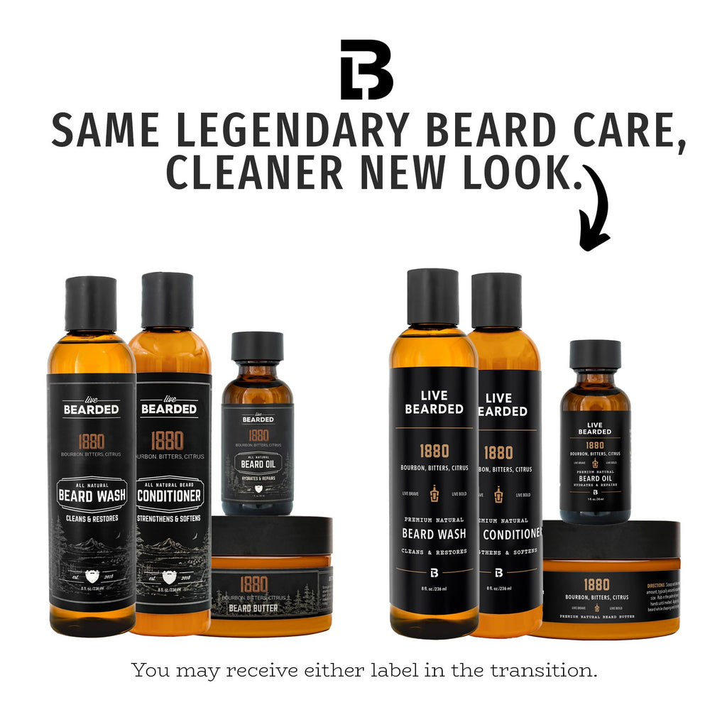 Complete Beard 4 Step Grooming Kit, 1880 Scent