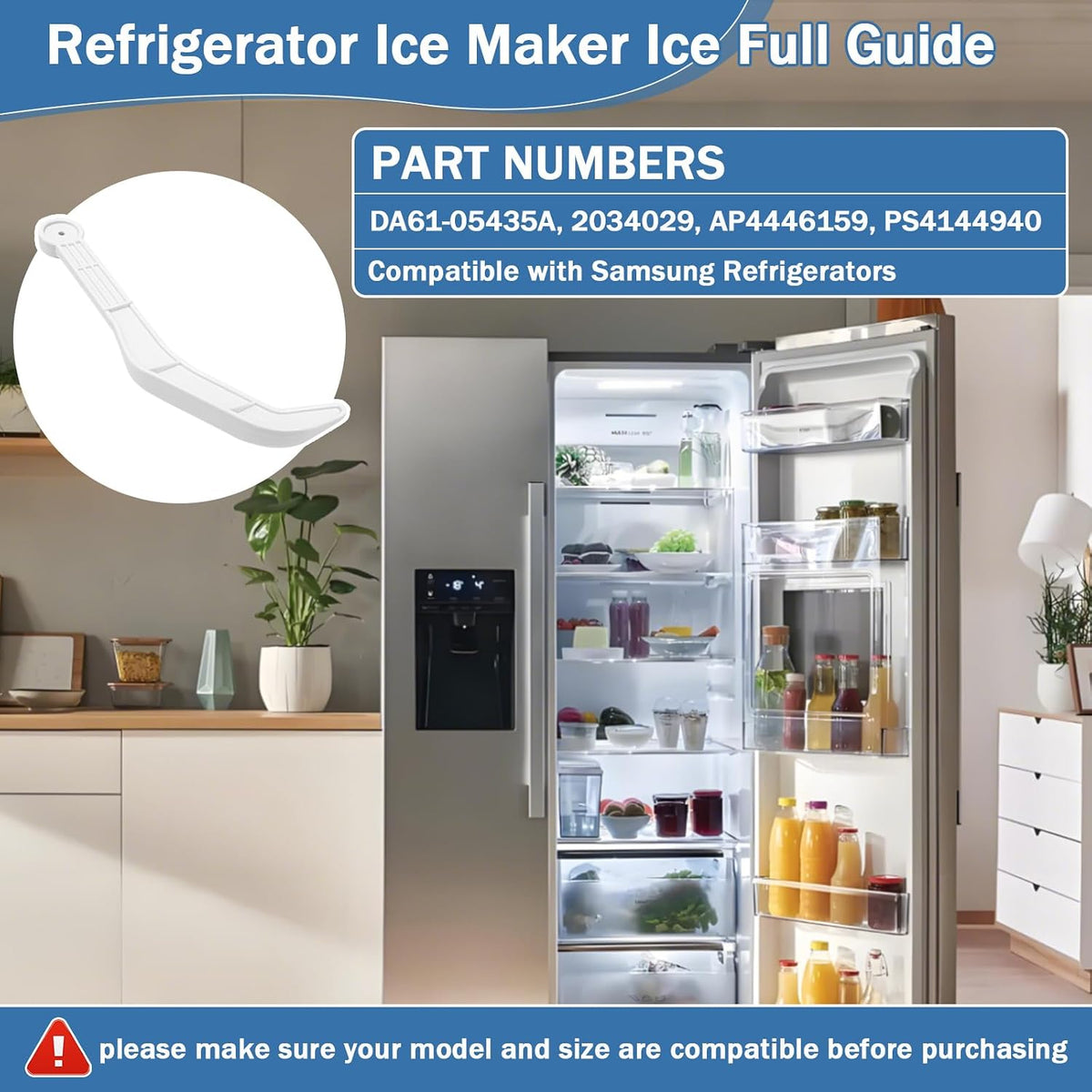 DA61-05435A Shut Off Level Arm Ice Maker Fit for Samsung Refrigerator