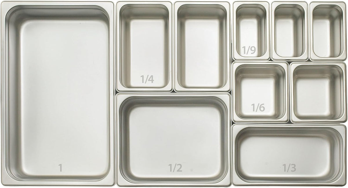 Anti-Jamming Steam Pan, 1/6 by 4-Inch, Standard Weight