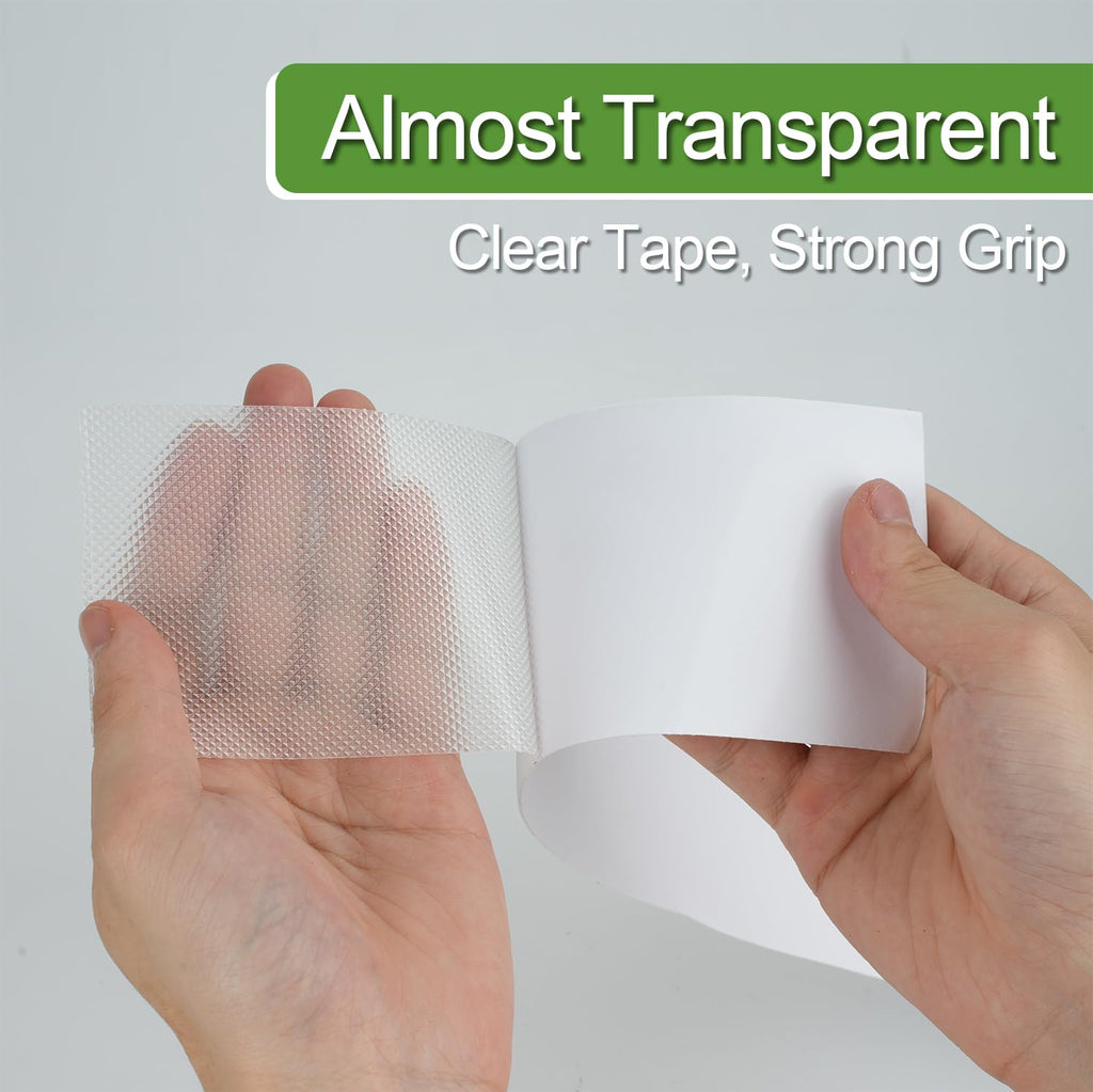 Grip Tape 3" x 16.5 Ft Clear Heavy Duty Anti Slip Tape