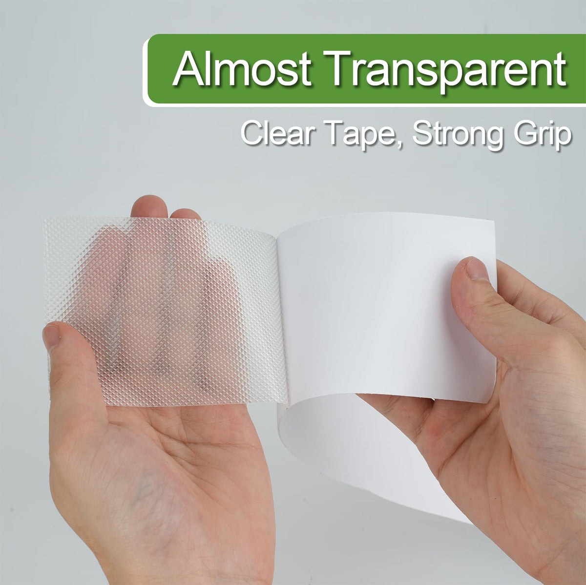 Grip Tape 3" x 16.5 Ft Clear Heavy Duty Anti Slip Tape