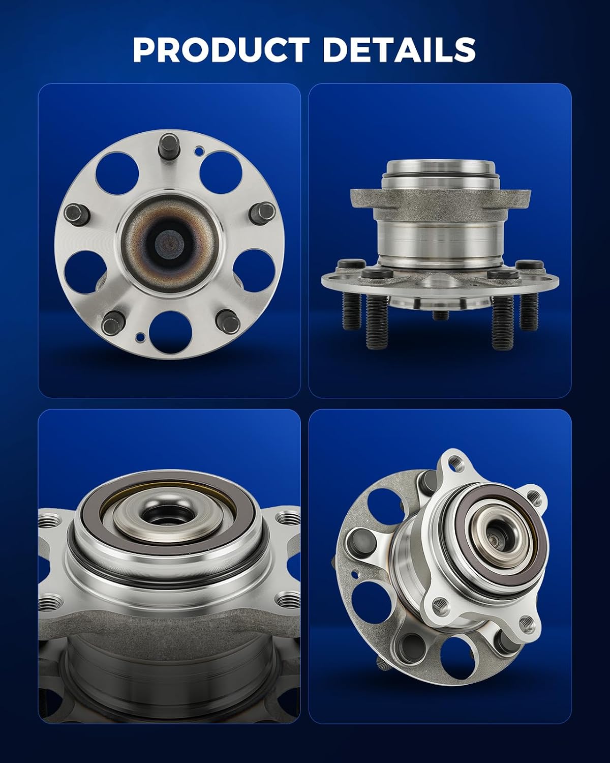 KAX 512502 Rear Wheel Bearing Hub Assembly for 2012 Honda Civic