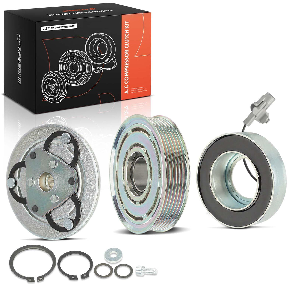 A-Premium Air Conditioner AC Compressor Clutch Kit