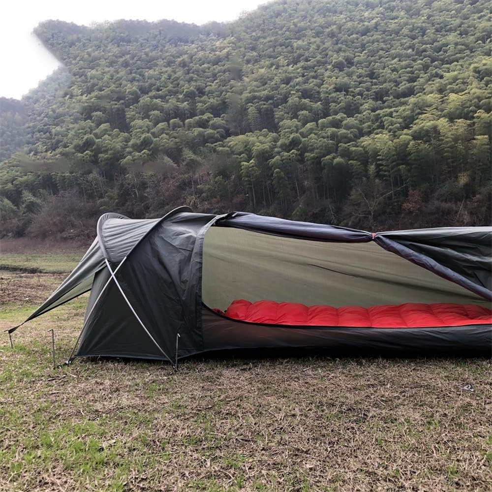 Single Person Tent, Ultralight Backpacking Tent, Waterproof Hiking Tent for Camping, 1 Person Lightweight Camping Tent