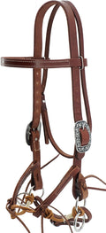 Heavy-Olied Harness Leather Bitless Bridle Training Aid,Heavy-Olied Harness Leather Nose Side