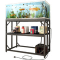 40 Gallon Fish Tank Stand with Power Outlet,Adjustable Shelf