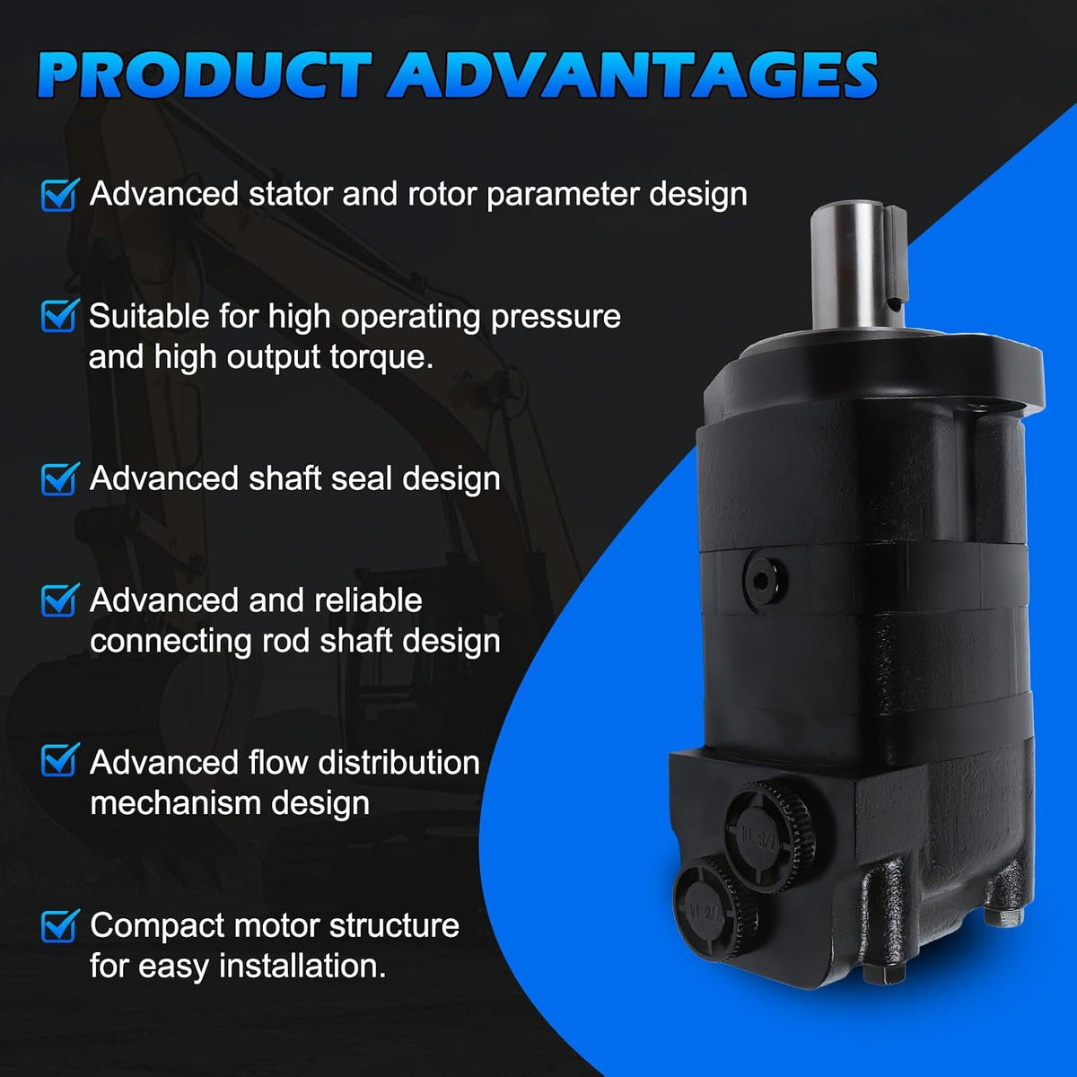 104-1789-006 Hydraulic Motor Replacement for Eaton Char-Lynn 2000 Series