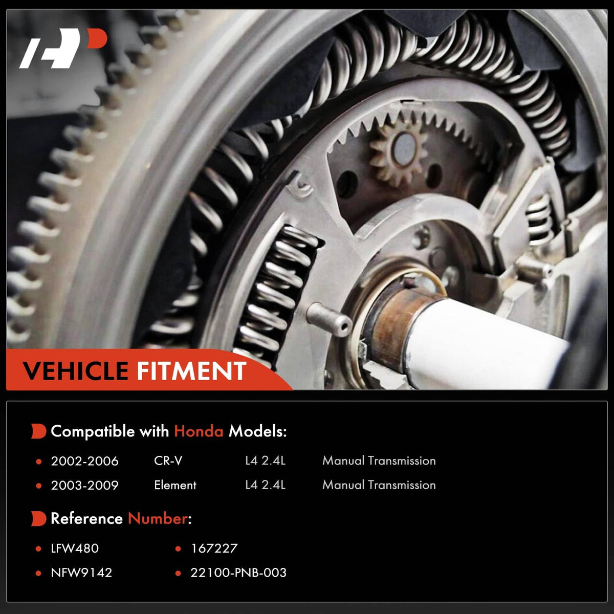 A-Premium Clutch Flywheel Compatible with Honda
