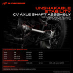 A-Premium Rear Right Passenger Side CV Axle Shaft Assembly for BMW & Lexus