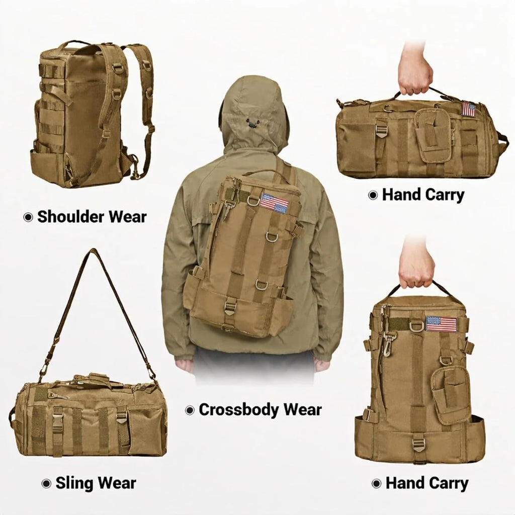 Small Fishing Bag Tackle Backpack with Rod Holder Lightweight Backpack for Fishing Hiking Kayaking Outdoor Gear