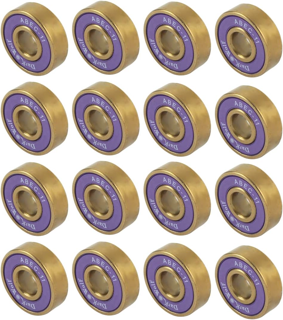 Adult Metal Longboard Skate Board Kick Scooter Inline Roller Skates Skateboard Bearings 16pcs