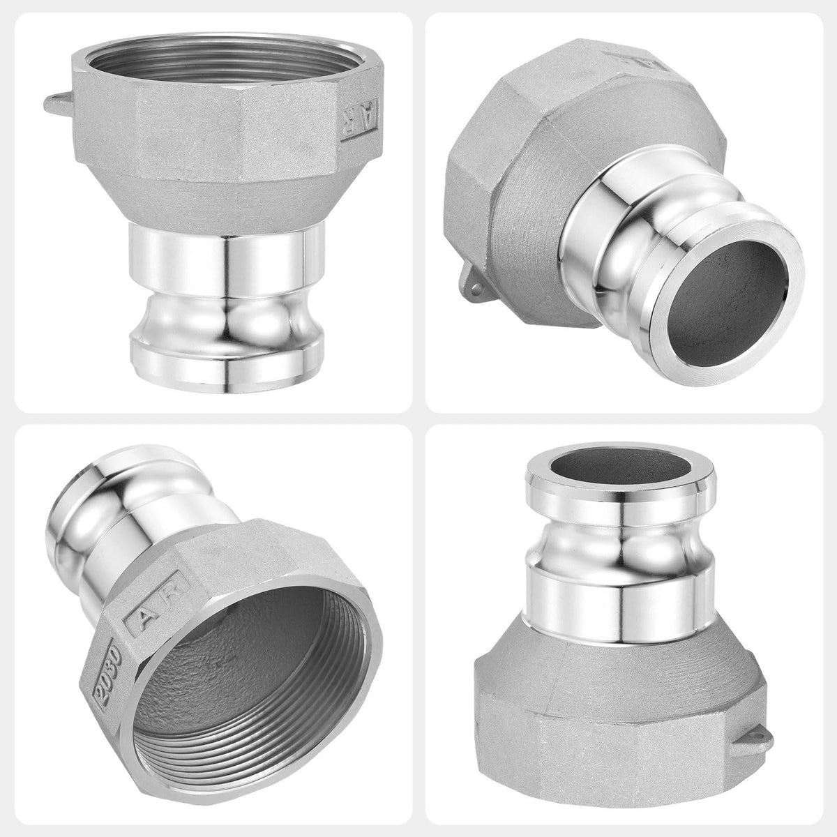 Kozelo Aluminum Type A 2" x 3" Female NPT Cam Lock Hose Fitting