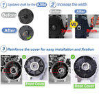 Electric Brushless DC Motor 72V 5000W Peak 8000RPM Scooter Motor KR5V V2