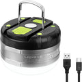 LE LED Camping Lantern Rechargeable, 410LM, 5 Light Modes, Power Bank, Waterproof, Mini Flashlight with Magnetic Base