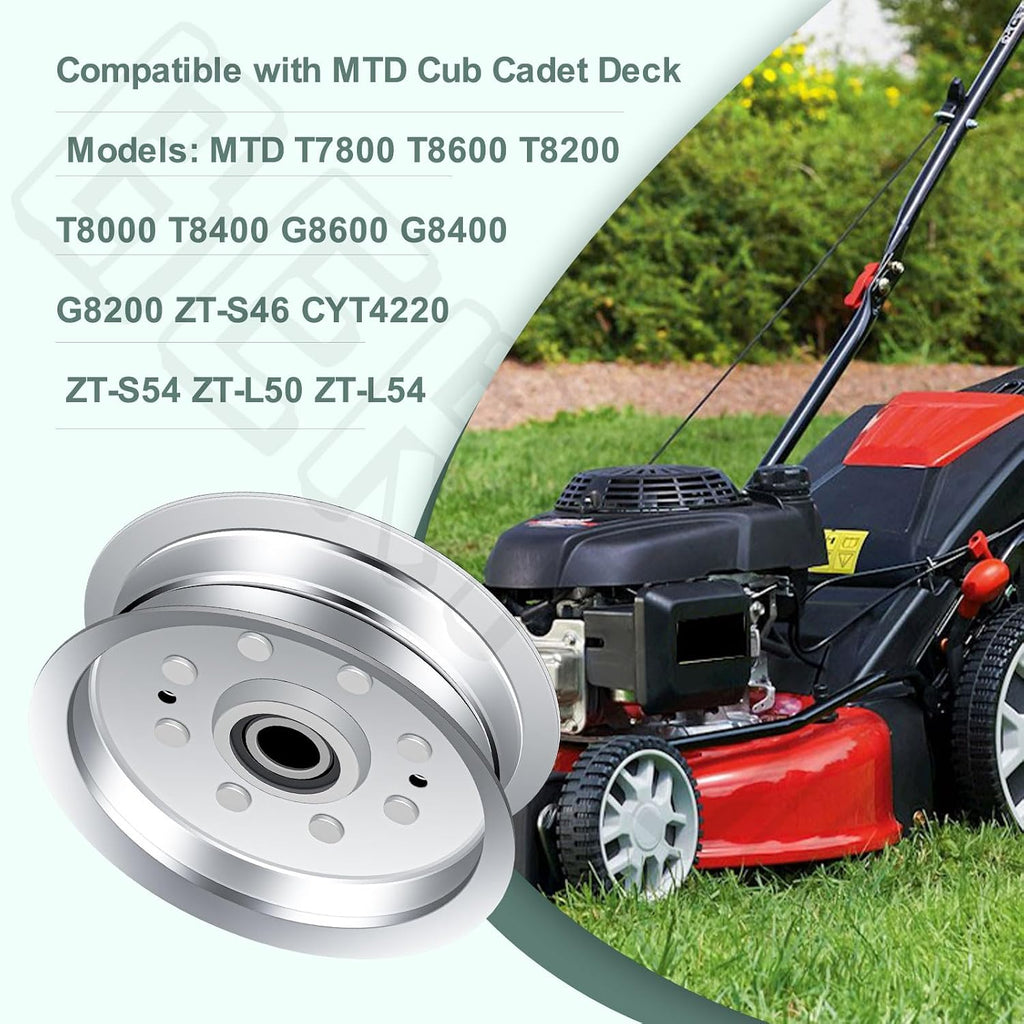 2-Pack 756-05034A Idler Pulley for Joh-n D-eere 100 & S100-S130