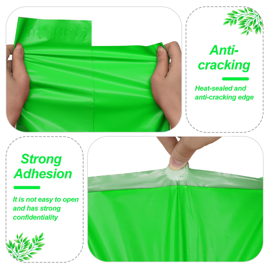Thank You Poly Mailers 10x13 Inch, 25 PCS, Green