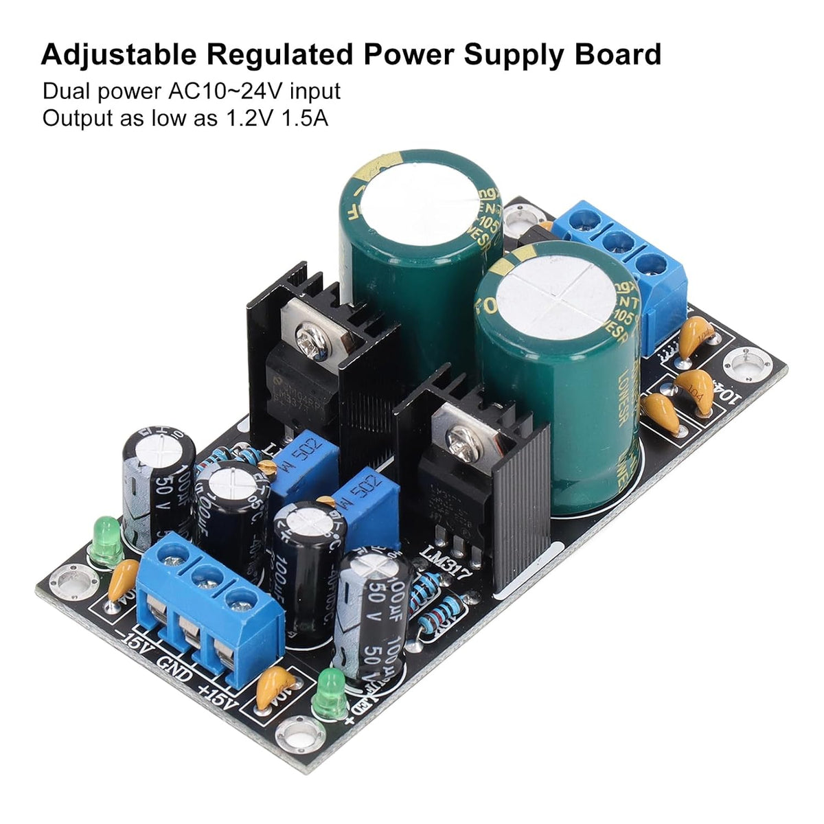 Fafeicy Voltage Regulator Module, LM317 LM337 Adjustable