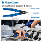 Deburring Tool 3D Printing for Resin PLA with Flush Cutters | 3D Printer Deburring Tool, Flush Cutter, Sanding