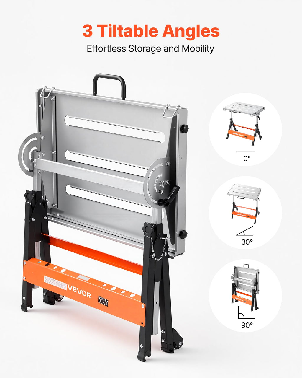 Upgraded Foldable Welding Table 30" x 20" Welding Workbench 400LBS