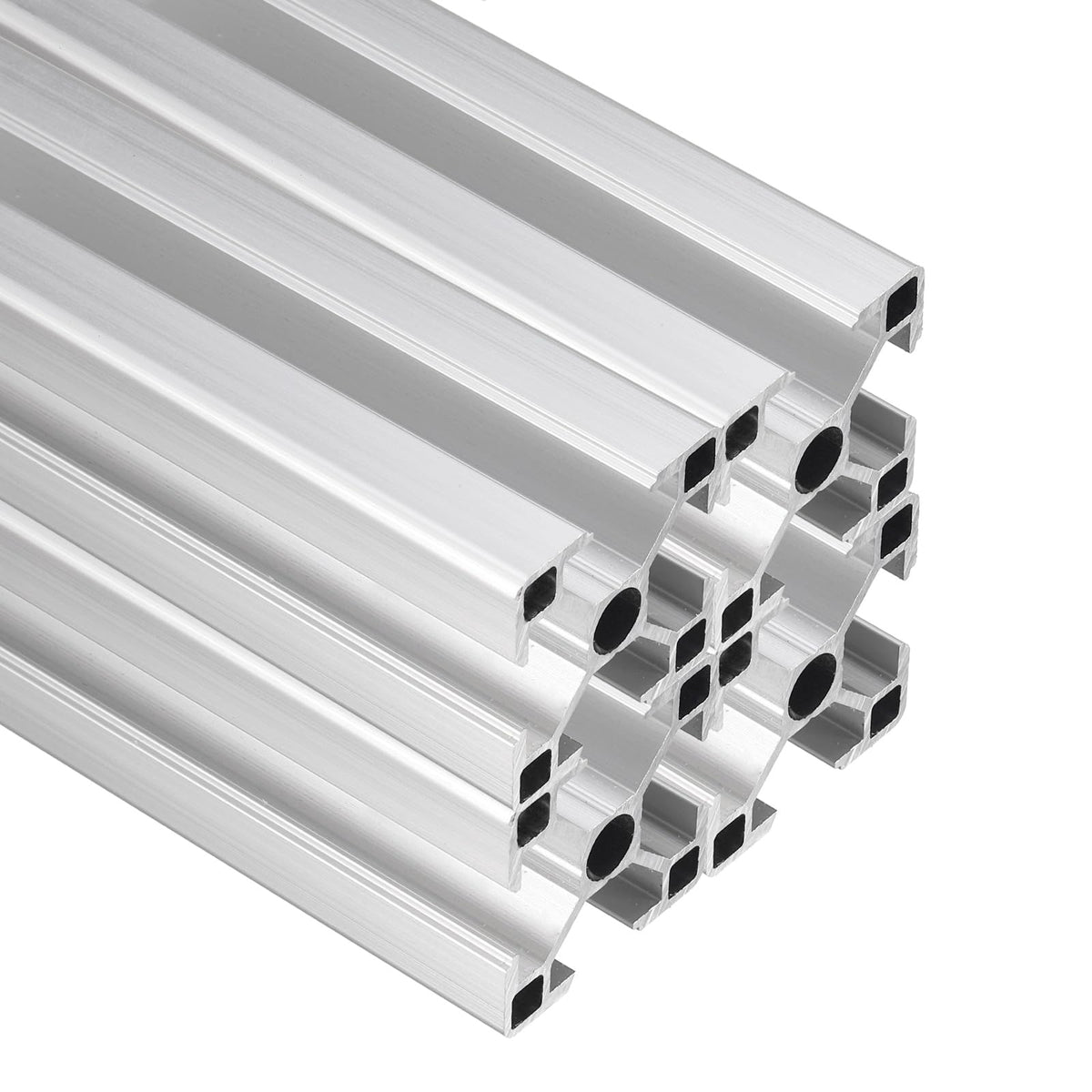uxcell 4Pcs 100mm 3030 Aluminum Extrusion Profile, Anodized Linear Rail