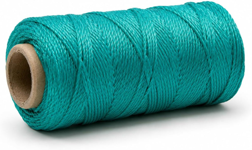 Mason Line String 1.3mm Thick Twisted Polypropylene – Durable Construction Twine for Laying Bricks, Blocks, Fences in
