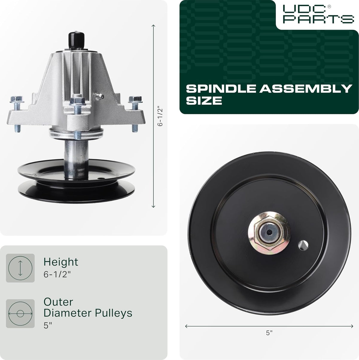 UDC Parts 918-06980 Spindle Assembly Replacement for Cub Cadet 50 inch