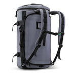 Heavy Duty Convertible Travel Duffel Backpack, Grey, 45L