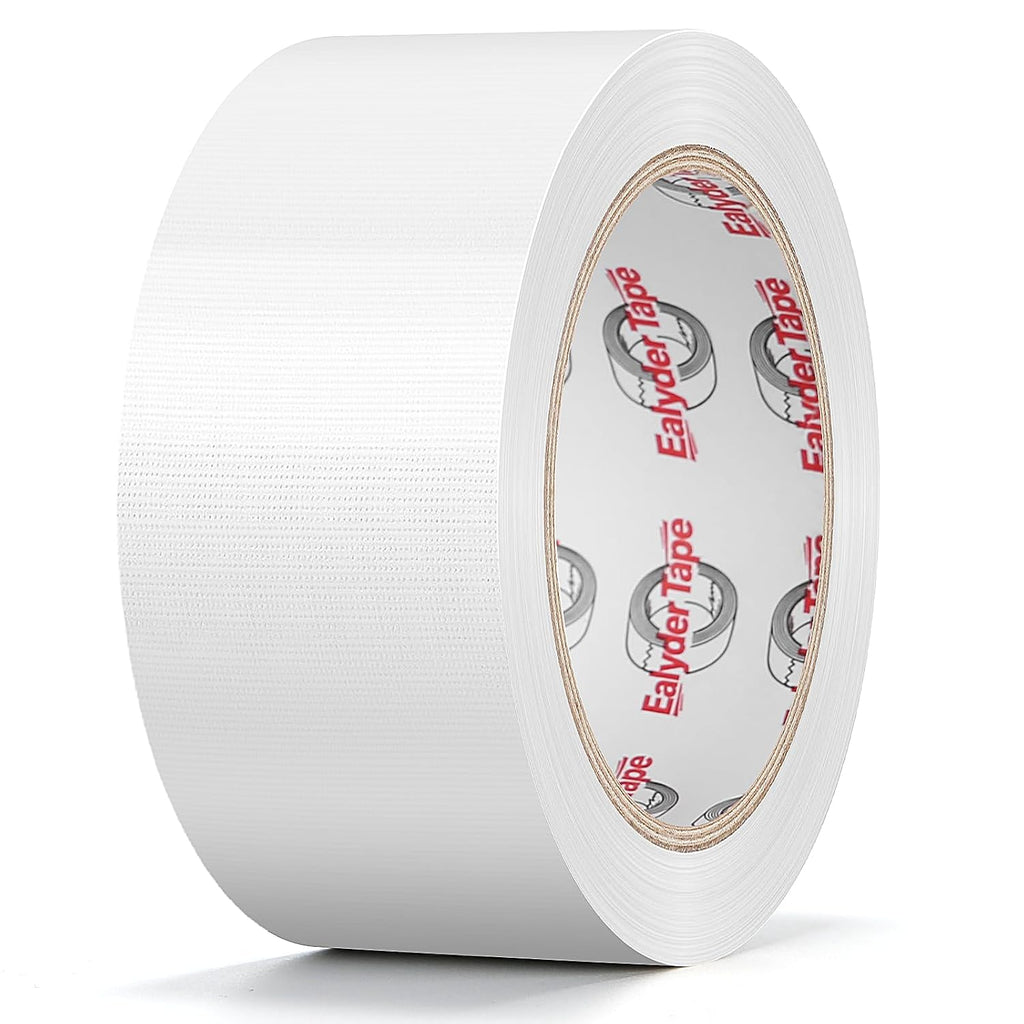 Heavy Duty Duct Tape 2" x 30Yd Waterproof Cloth Tape 1 Roll White