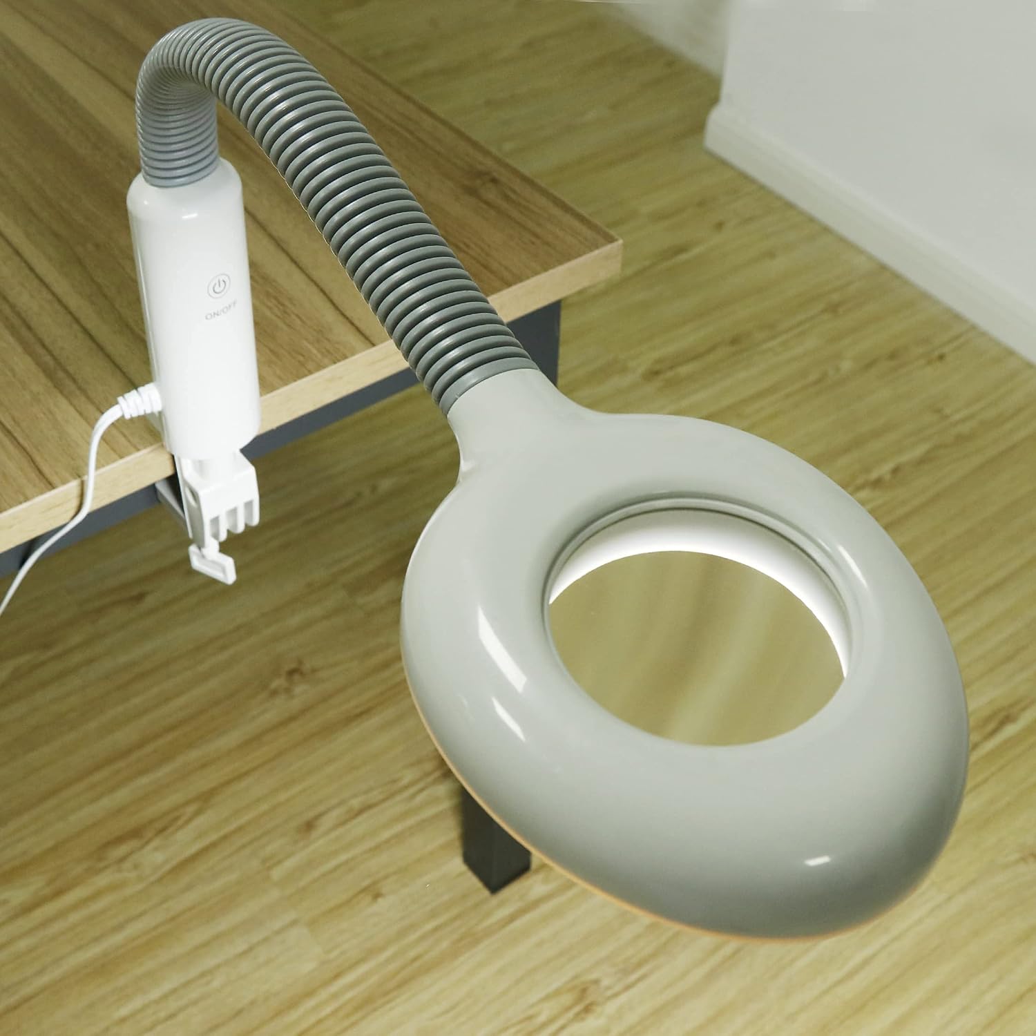 2 in 1 Facial Steamer 5X Magnifying Lamp - Hot Ozone Spa Machine, Mist Face Salon Beauty Skin Care Equipment