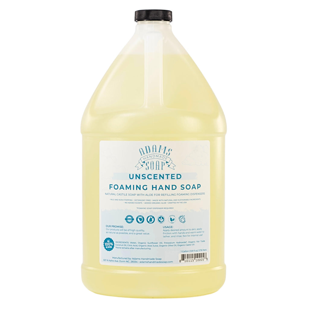 Thin Castile Foaming Liquid Hand Soap 1 Gallon Refill - Unscented