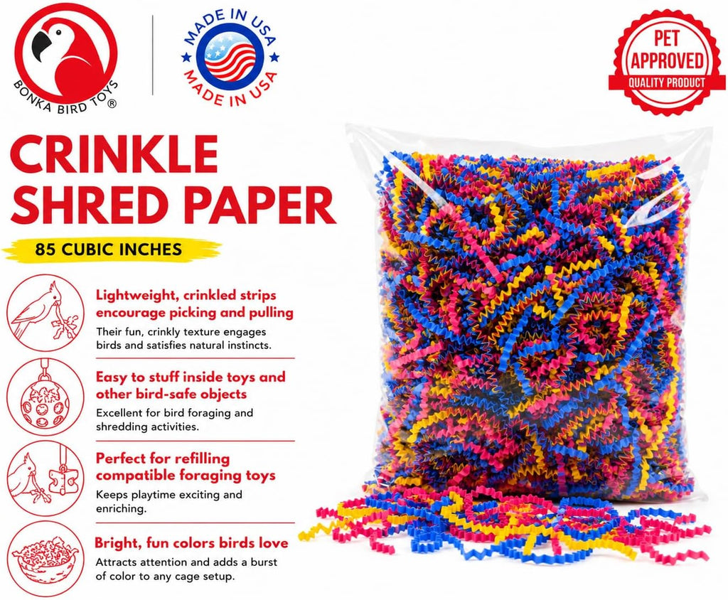 1654 Crinkle Shred Paper Multicolored