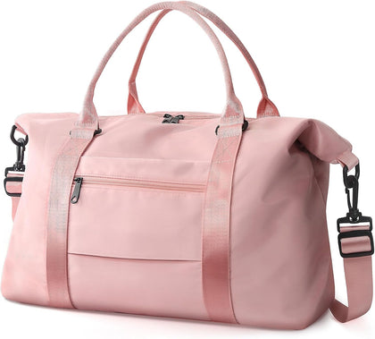 Travel Duffle Bag, Waterproof Weekender Carry On Tote Bags for Women, Sport Gym Bag for Men, Hospital Bag for Labor