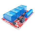 DIYables 4 Channel 5V Relay Module for Arduino ESP32 Raspberry Pi, 2 Pack