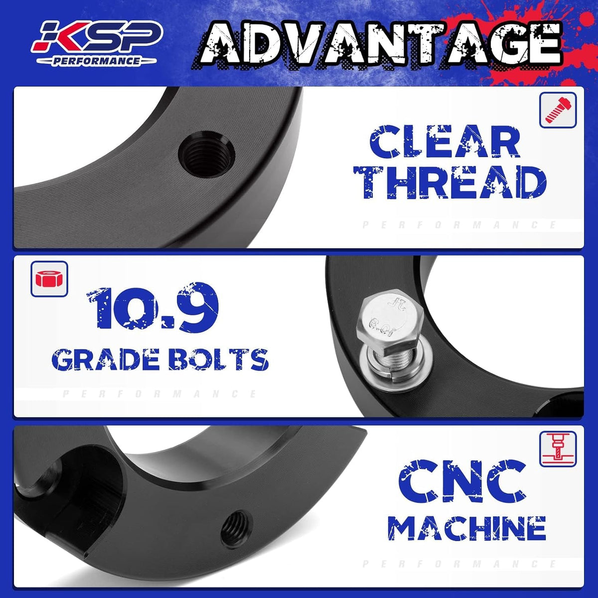 KSP Tacoma Leveling Kit 3" Front + 2" Rear Off-Road Suspension Upgrade
