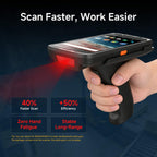 Android 15 Barcode Scanner T50C, Zebra SE4710 Rugged Handheld PDA, 5" Touchscreen Industrial Mobile Computer, IP65