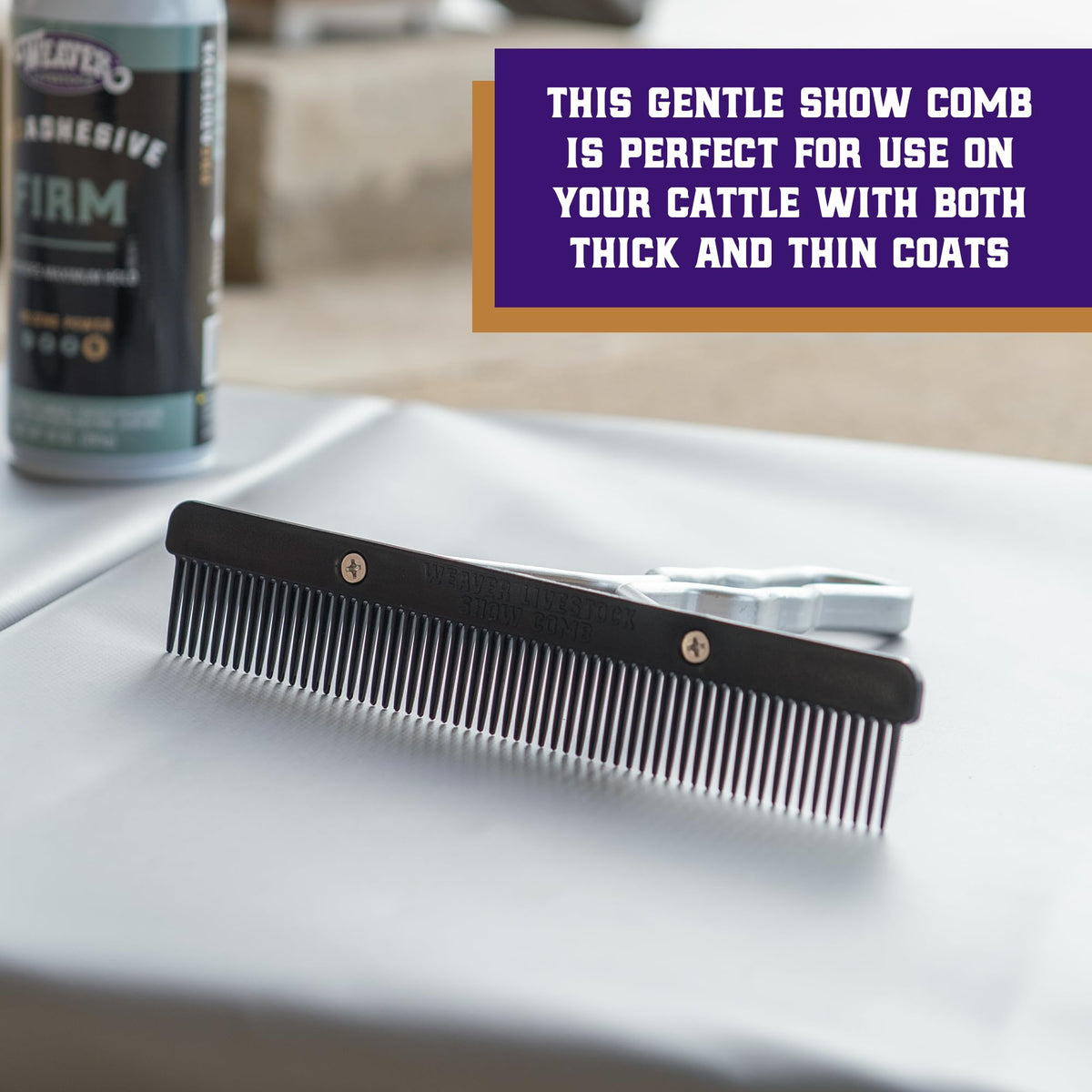 Weaver Leather Livestock Show Comb Black