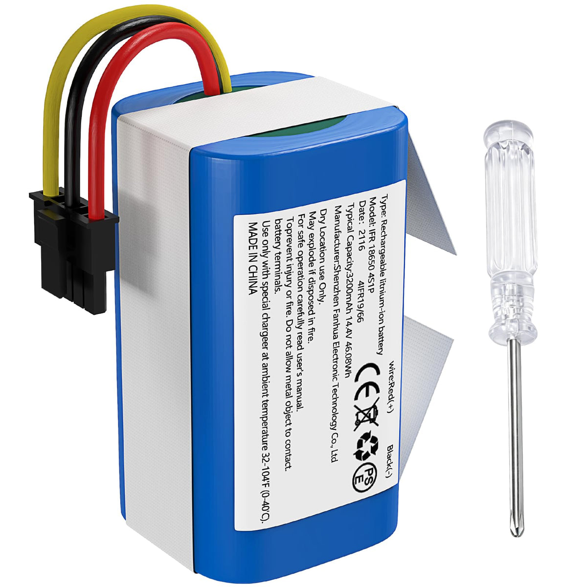 ABL-G Battery Replacement for iRobot Roomba Combo & Vac Essential Robot