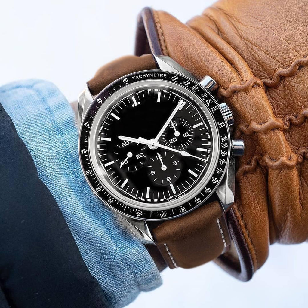 Christmas Gift Quick Release Leather Watch Bands Genuine Watch Straps for Men Women Top Grain Leather Watch Strap