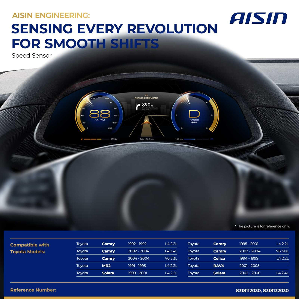 AISIN AFTERMARKET ASWT-00191 Manual Transmission Speed Sensor