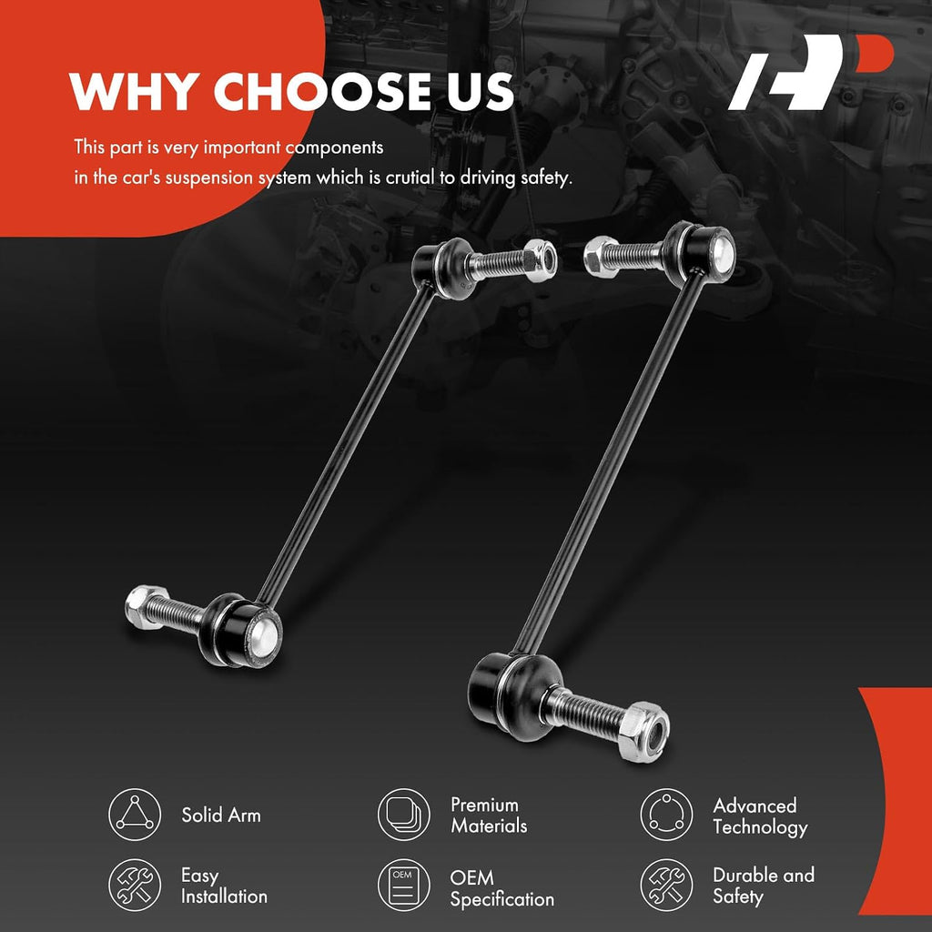 A-Premium Front Sway Bar Link Stabilizer Bar Link, Compatible with Dodge