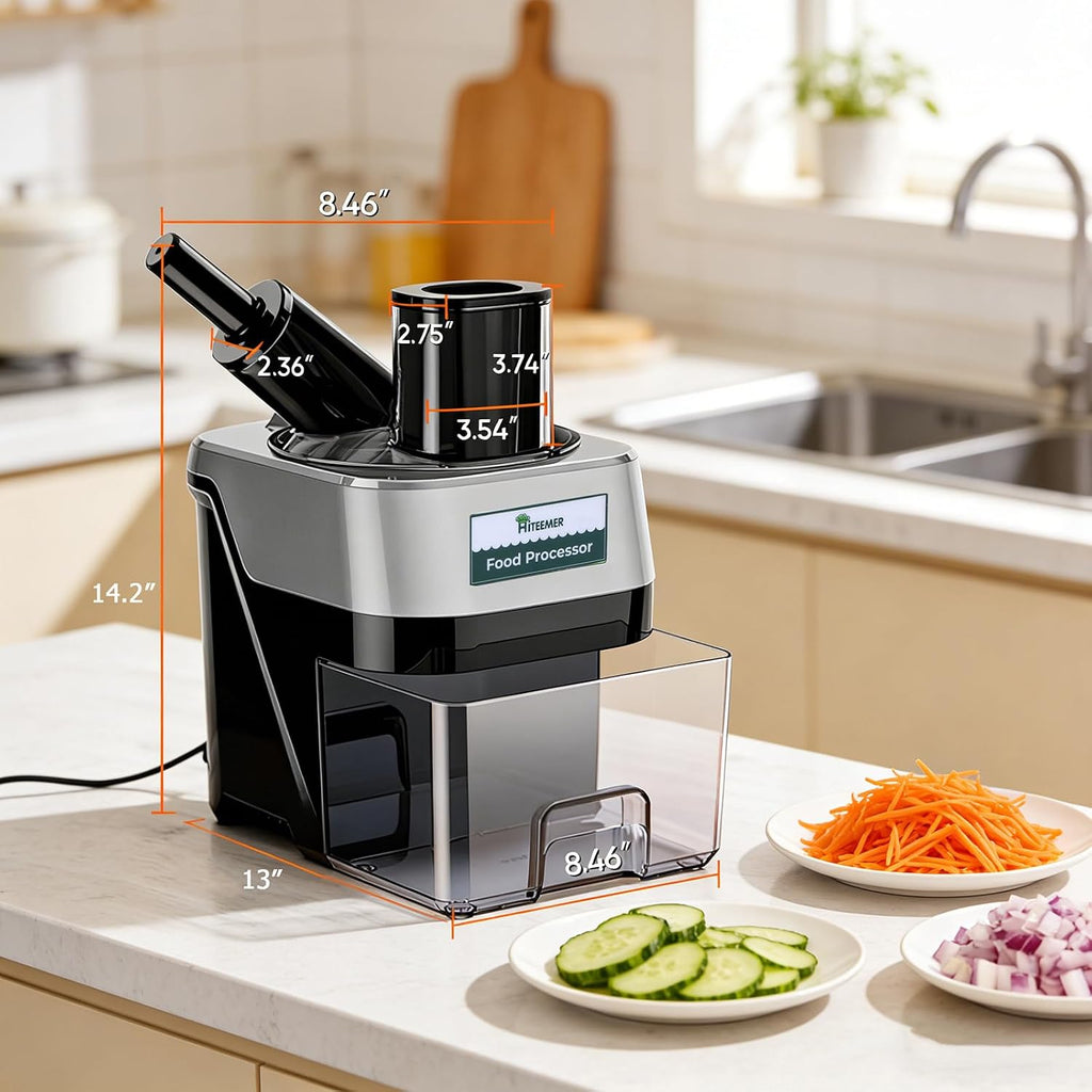 5-In-1 Electric Vegetable Chopper, Commercial Vegetable Slicer