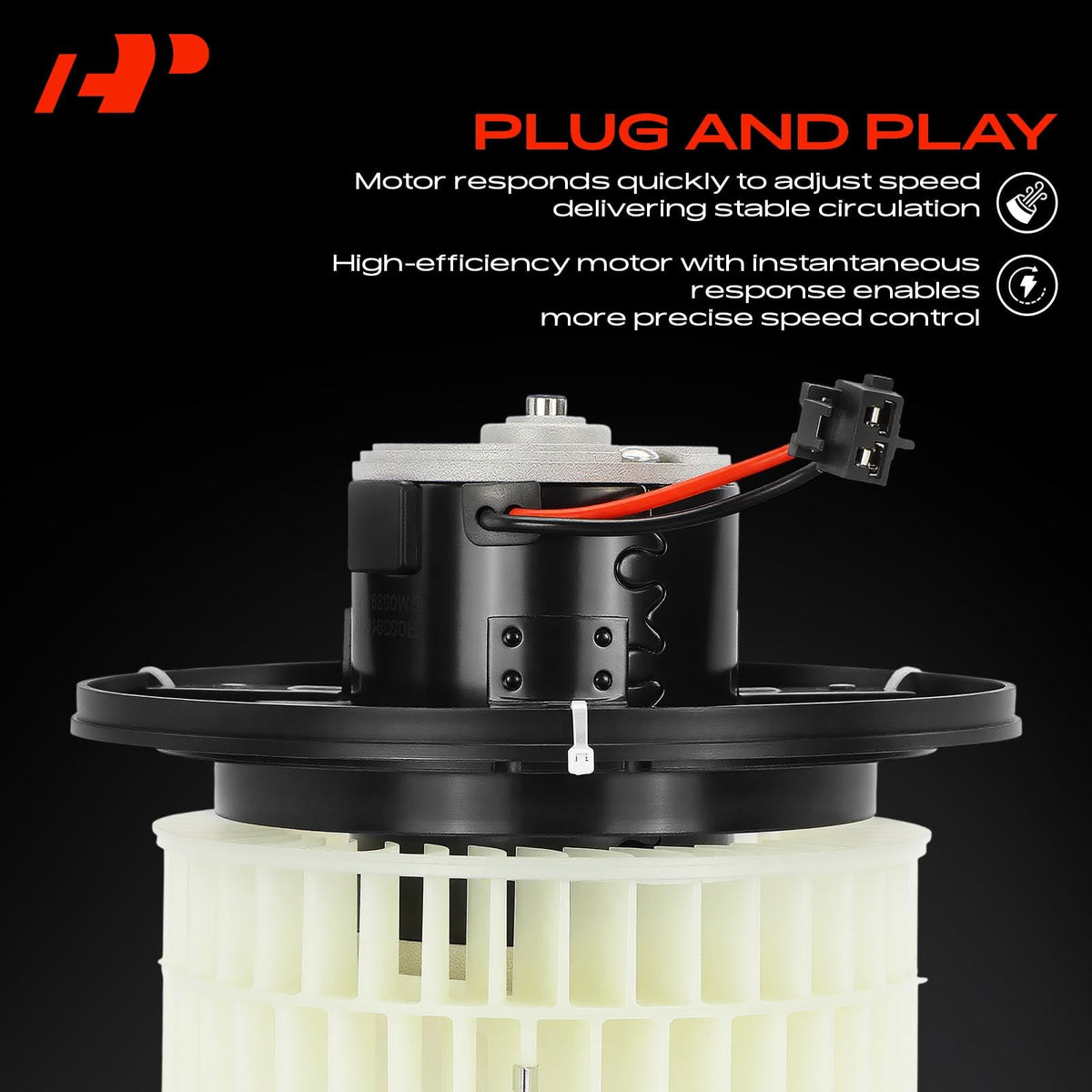 A-Premium Front HVAC Heater Blower Motor with Fan Cage
