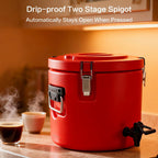 Insulated Beverage Dispenser 5 Gallon,Hot and Cold Drink Dispenser